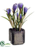 Silk Plants Direct Crocus - Lavender - Pack of 6