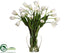 Silk Plants Direct Tulip - Cream Green - Pack of 1