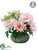 Peony, Queen Anne's Lace - Pink White - Pack of 2