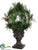 Cedar Topiary Ball - Green Two Tone - Pack of 1