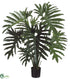 Silk Plants Direct Selloum Philodendron Plant - Green - Pack of 2