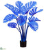 Silk Plants Direct Split Philodendron Plant - Blue - Pack of 2
