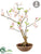 Silk Plants Direct Cherry Blossom Bonsai - Pink - Pack of 2