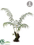 Silk Plants Direct Fern - Green - Pack of 2