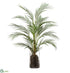 Silk Plants Direct Areca Palm - Green - Pack of 2