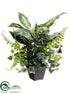 Silk Plants Direct Dieffenbachia Plant Mix - Green - Pack of 6