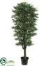 Silk Plants Direct Podocarpus Tree - Green - Pack of 2