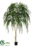 Silk Plants Direct Weeping Willow Tree - Green Two Tone - Pack of 2