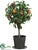Pomegranate Topiary - Red - Pack of 4
