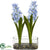 Silk Plants Direct Double Hyacinth - Blue - Pack of 1