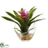 Silk Plants Direct Tropical Bromeliad - Purple - Pack of 1