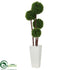 Silk Plants Direct Boxwood Topiary Artificial Tree - Pack of 1