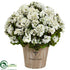 Silk Plants Direct Geranium - White - Pack of 1