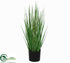 Silk Plants Direct Horsetail Reed Grass - Green - Pack of 4
