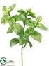 Silk Plants Direct Basil Bush - Green - Pack of 24