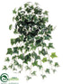 Silk Plants Direct English Ivy Vine Hanging Plant - Green White - Pack of 36