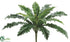 Silk Plants Direct Bird Nest Fern Bush - Green - Pack of 12