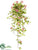 Silk Plants Direct Geranium Hanging Bush - Pink - Pack of 12