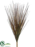 Silk Plants Direct Onion Grass Bush - Rust - Pack of 12