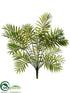 Silk Plants Direct Mini Palm Bush - Green - Pack of 6