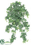 Silk Plants Direct Mini English Ivy Hanging Plant - Green Frosted - Pack of 12