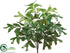 Silk Plants Direct Fishtail Palm Bush - Green - Pack of 6