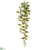 Silk Plants Direct Philodendron Hanging Bush - Avocado Dark - Pack of 12
