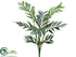 Silk Plants Direct Bamboo Palm Bush - Green - Pack of 6