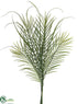 Silk Plants Direct Palm Frond Grass Bundle - Green - Pack of 6