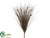 Autumn Grass, Reed Bush - Brown - Pack of 6