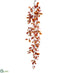 Silk Plants Direct Beech Leaf Garland - Flame Brick - Pack of 4