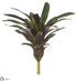 Silk Plants Direct Bromeliad Plant - Green Purple - Pack of 2