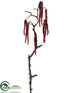 Silk Plants Direct Hanging Amaranthus Spray - Burgundy - Pack of 6