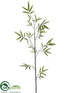 Silk Plants Direct Bamboo Spray - Black - Pack of 12