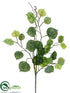 Silk Plants Direct Cottonwood Spray - Green - Pack of 24