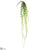 Mini Button Leaf, Grass Hanging Spray - Green - Pack of 12