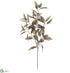 Silk Plants Direct Laurel Leaf Spray - Zinc Two Tone - Pack of 12