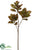 Magnolia Leaf Spray - Green Burgundy - Pack of 6