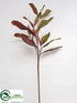 Silk Plants Direct Magnolia Leaf Spray - Rust Green - Pack of 12