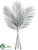 Silk Plants Direct Palm Leaf Bundle - Green - Pack of 6