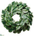 Silk Plants Direct Deluxe Magnolia Leaf Wreath - Green - Pack of 2
