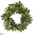 Aralia Leaf, Fern Wreath - Green - Pack of 4