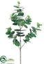 Silk Plants Direct Eucalyptus Branch - Green - Pack of 12