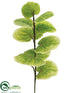 Silk Plants Direct Sea Grape Spray - Green Light - Pack of 6