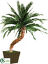 Silk Plants Direct Preserved Date Palm Tree - Green - Pack of 1