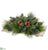 Pine Cone, Pine Centerpiece on Wood Pedestal - Green Brown - Pack of 4
