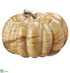 Silk Plants Direct Marble-Look Pumpkin - Cream Brown - Pack of 6
