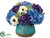 Hydrangea, Anemone, Queen Anne's Lace - Blue Green - Pack of 1