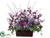 Sweetpea, Prunus, Berry, Fern - Eggplant Lavender - Pack of 1