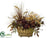 Cymbidium Orchid, Millet, Grass, Artichoke - Mustard Brown - Pack of 1